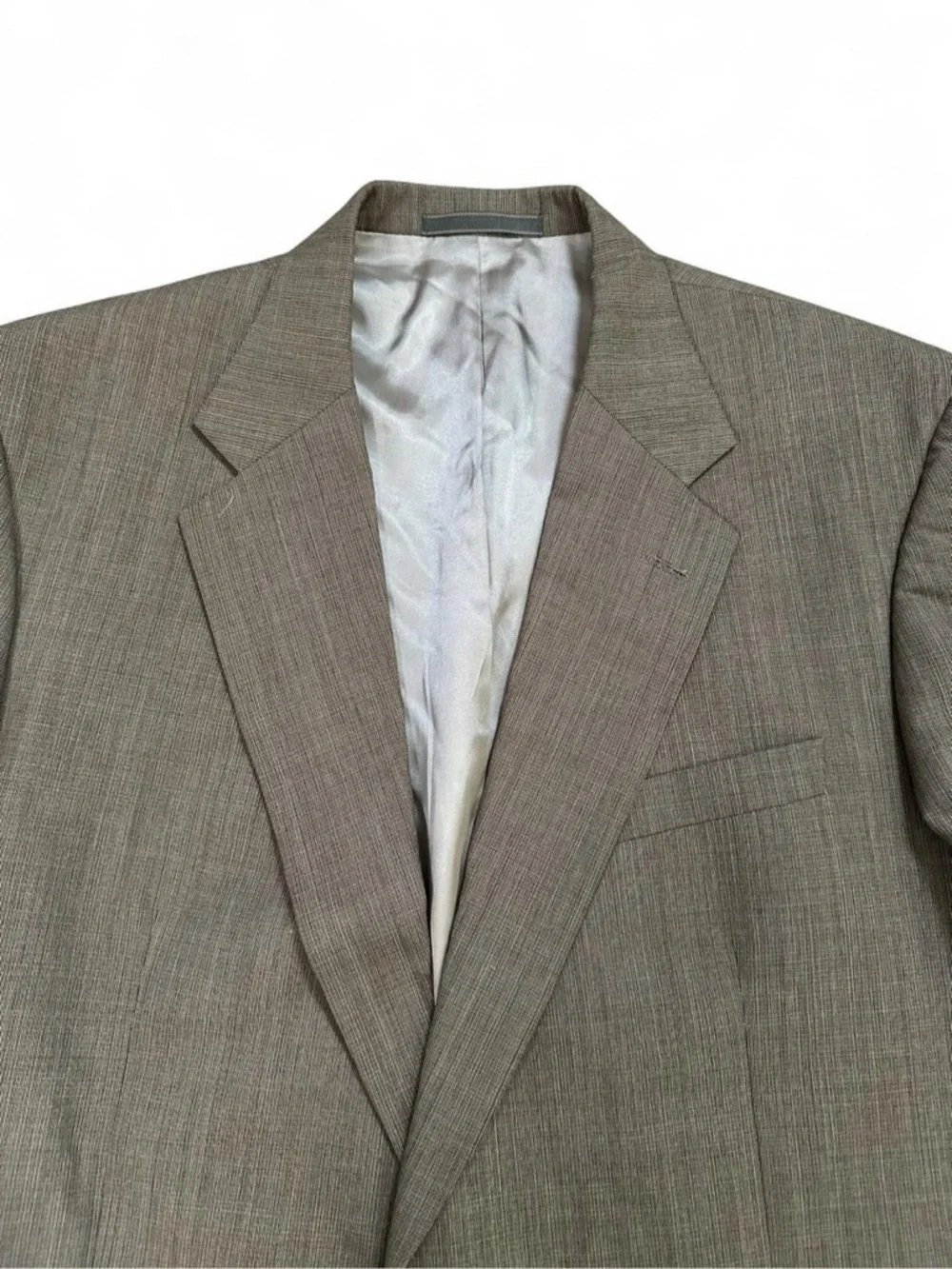 Kountz & Rider Shadyside Men’s 100% Worsted Wool Tessuto 2-Piece Suit 46L - Picture 3 of 7